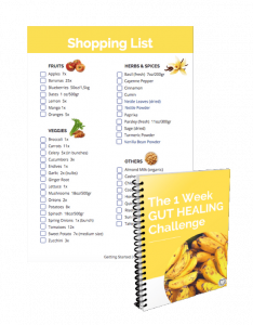 Preview Shopping List, Gut Healing Challenge
