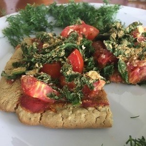 healthy Pizza, gluten-free, plant based, vegan