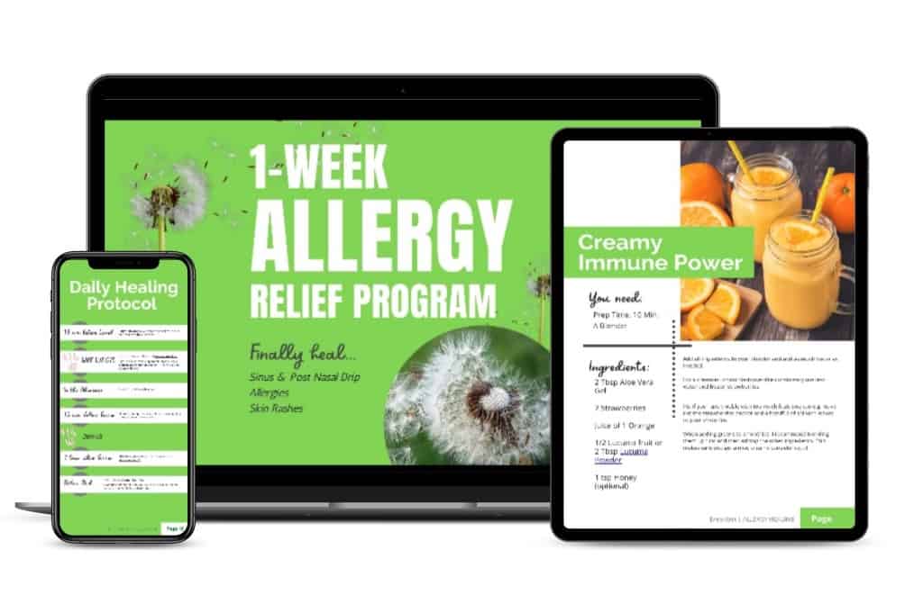 Allergy Relief Program Mockup preview